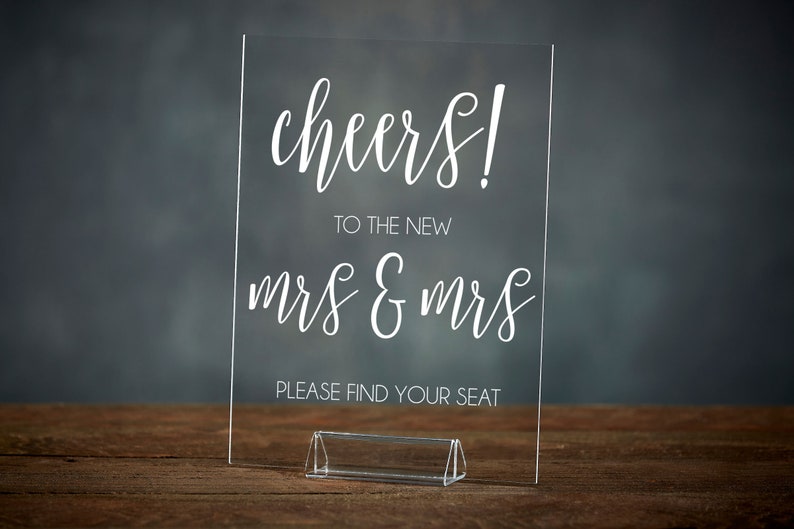 Wedding Escort Card Sign Cheers Wedding Sign Escort Card Sign Please Find Your Seat Sign Shot Glass Wedding Sign Champagne Escort image 1