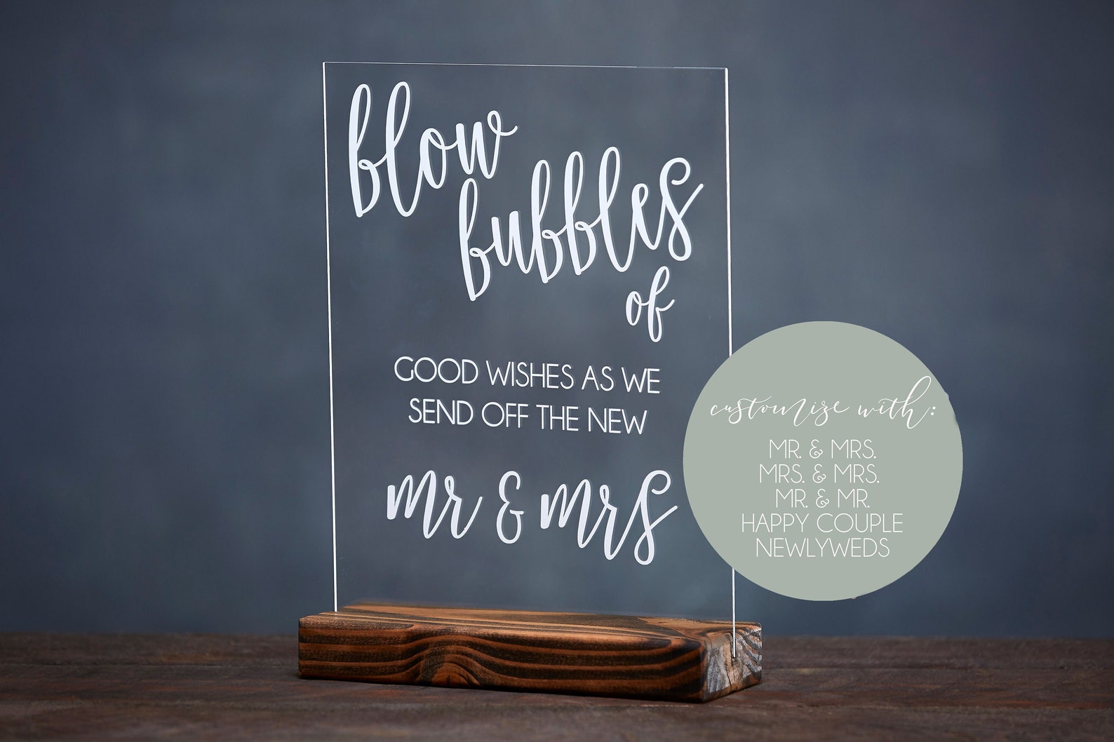Bubbles Wedding Sign Bubble Wedding Sign Bubble Wedding Etsy