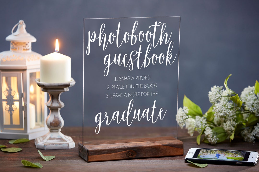 Graduation Guest Book, Graduation Party Sign, Graduation Party