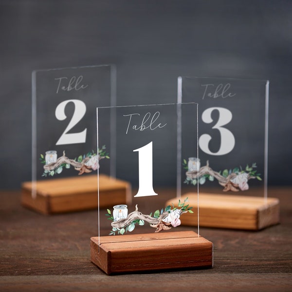 Beach Table Numbers Etsy