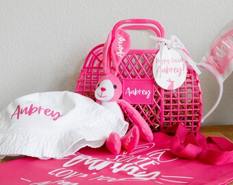 Filled Easter Basket, Easter Basket Personalized, Girls Easter Basket, Easter Basket Ideas, Easter Gifts for Kids