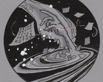 Hand of the Hex-Breaker – original illustration by Timothy Renner  – Strange Familiars – paranormal - high strangeness – powwow – occult