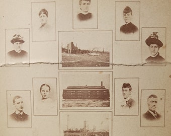 Memorial photo – Reading, PA Silk Mill – cyclone – tornado – disaster – Strange Familiars Curiosity of the Week #97 – mourning – 1889