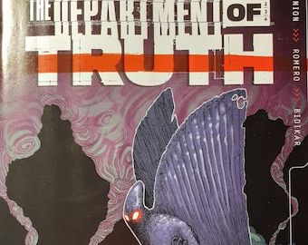 DEPARTMENT of TRUTH comic #15 - variant cover by Timothy Renner - mothman - paranormal - Image Comics