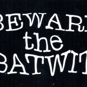 BEWARE the ALBATWITCH  - vinyl sticker cryptid cryptozoology PA Bigfoot Sasquatch Lancaster York Pennsylvania