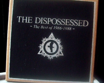 best of THE DISPOSSESSED CDr ltd edition silscreen cover post-punk gothic goth