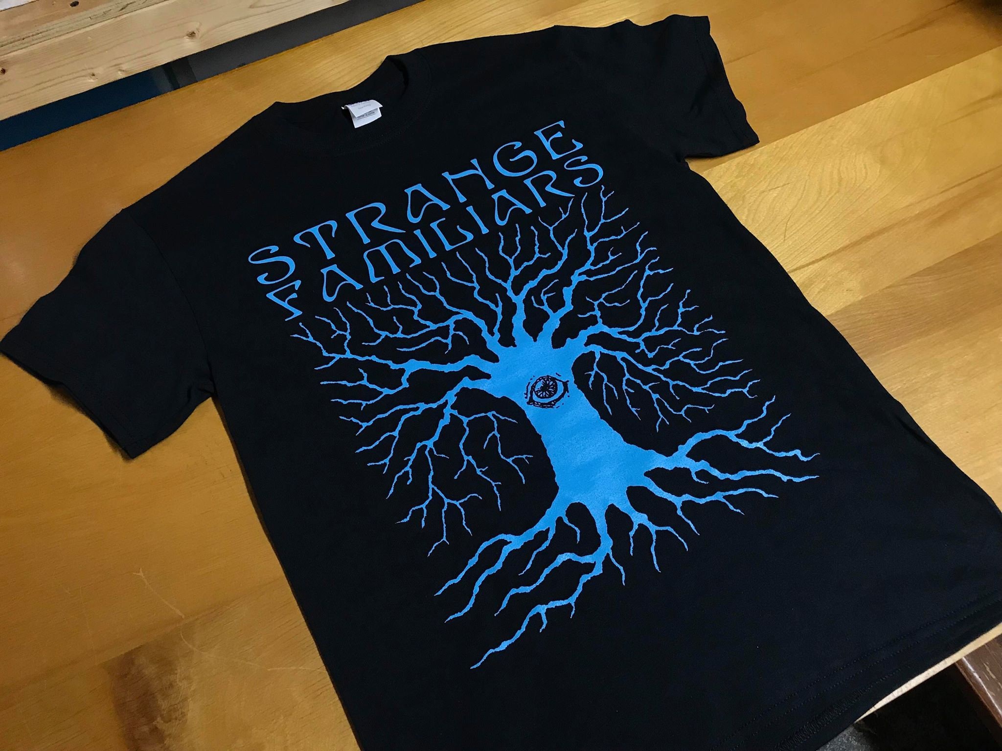 STRANGE FAMILIE podcast Awoken Tree Logo T-Shirt Paranormal Fortean Cryptids