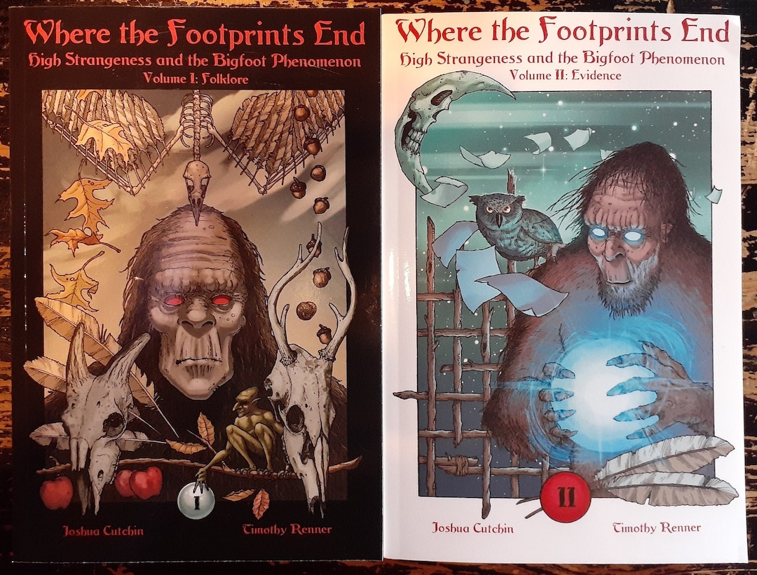Where the Footprints End - 2 Volume Set - Bigfoot - Sasquatch
