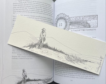 TWO ORIGINAL hermit illustrations + signed book by Timothy Renner – hermits – loners – forgotten history