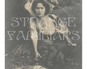 TAROT Card Reader – photo print – Strange Familiars Photography Collection #2 – fortune teller