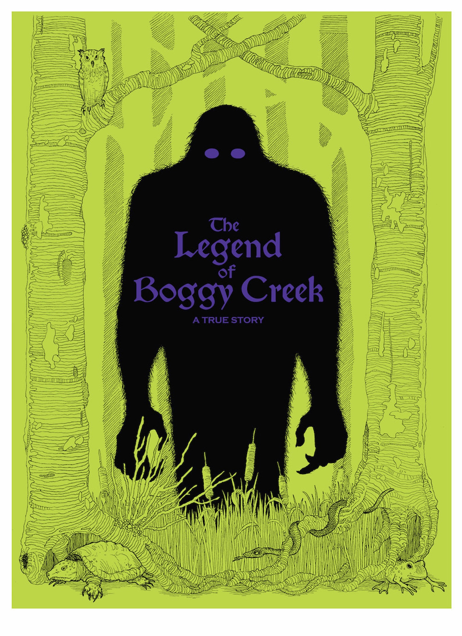 The Legend of Boggy Creek Alternate Movie Poster BIGFOOT Etsy