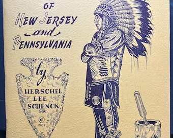 INDIANS of New Jersey and Pennsylvania – history - reference book – Native American