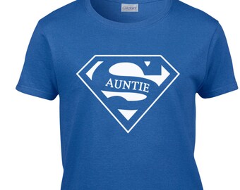 Auntie Shirt, Super Hero Aunt  - 276