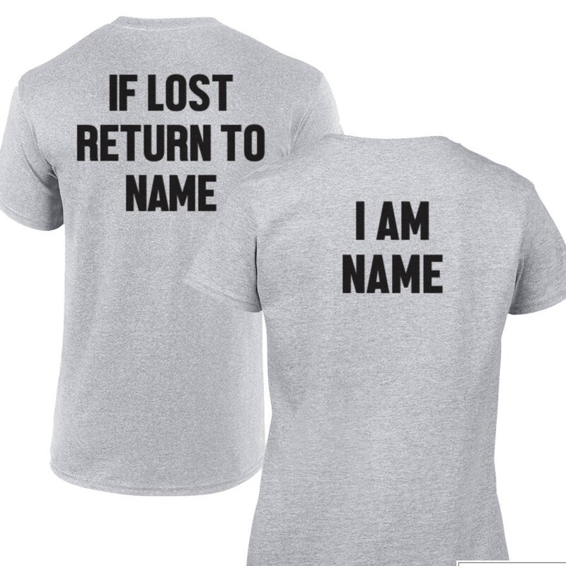 If Lost Return Shirt - Etsy