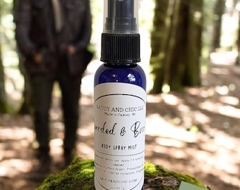 Bearded & Burly Body Spray Mist – Bold, Woody and Masculine Fragrance for Men