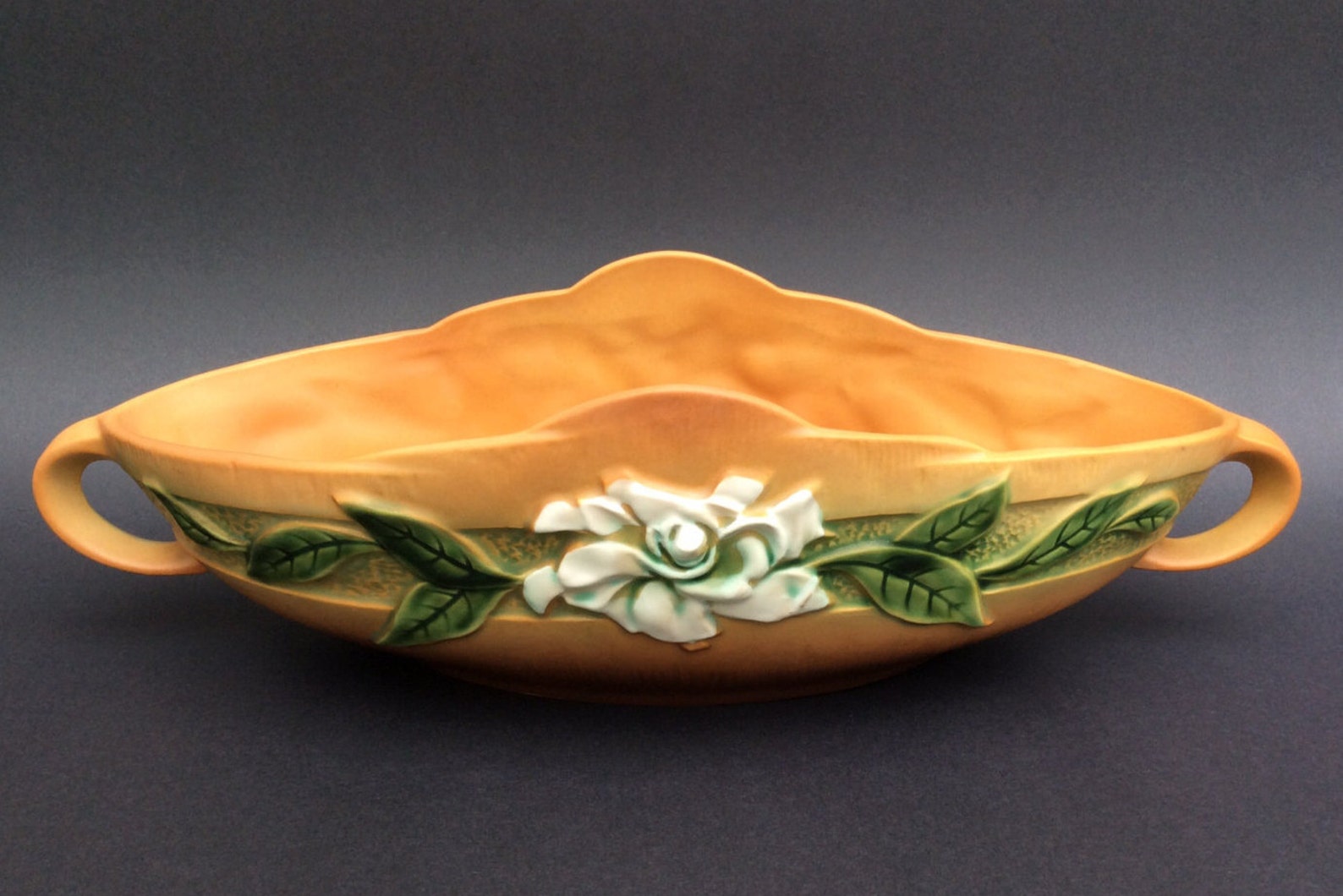 Roseville Pottery/roseville Gardenia Large Console Etsy