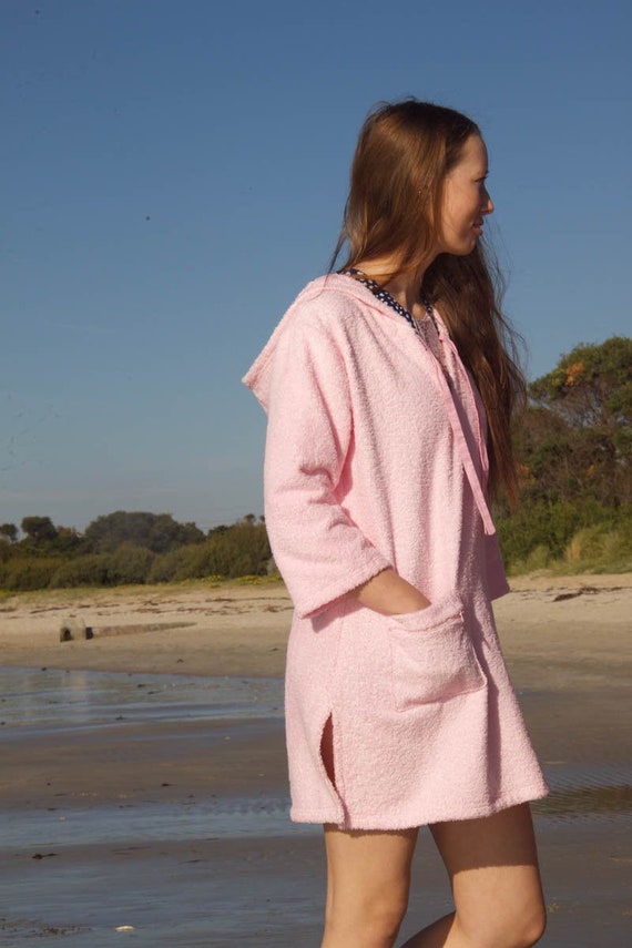 towelling hoodie dress