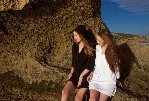 towelling beach dress womens
