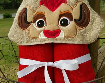 simba hooded towel