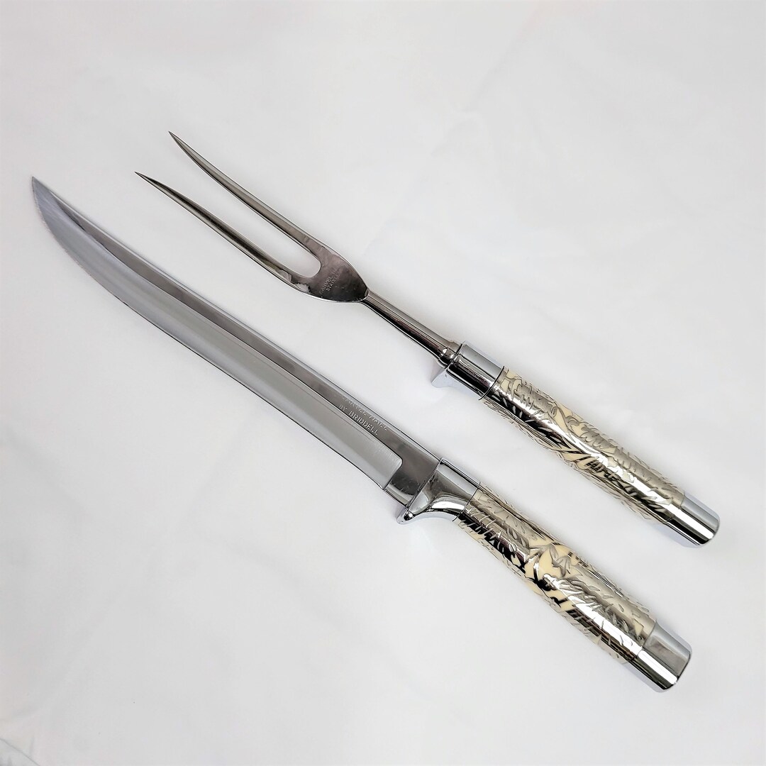 アンティーク♡グリフィスセット 50s Vintage Carving Set-knife & Fork Carvel Hall by Briddell W