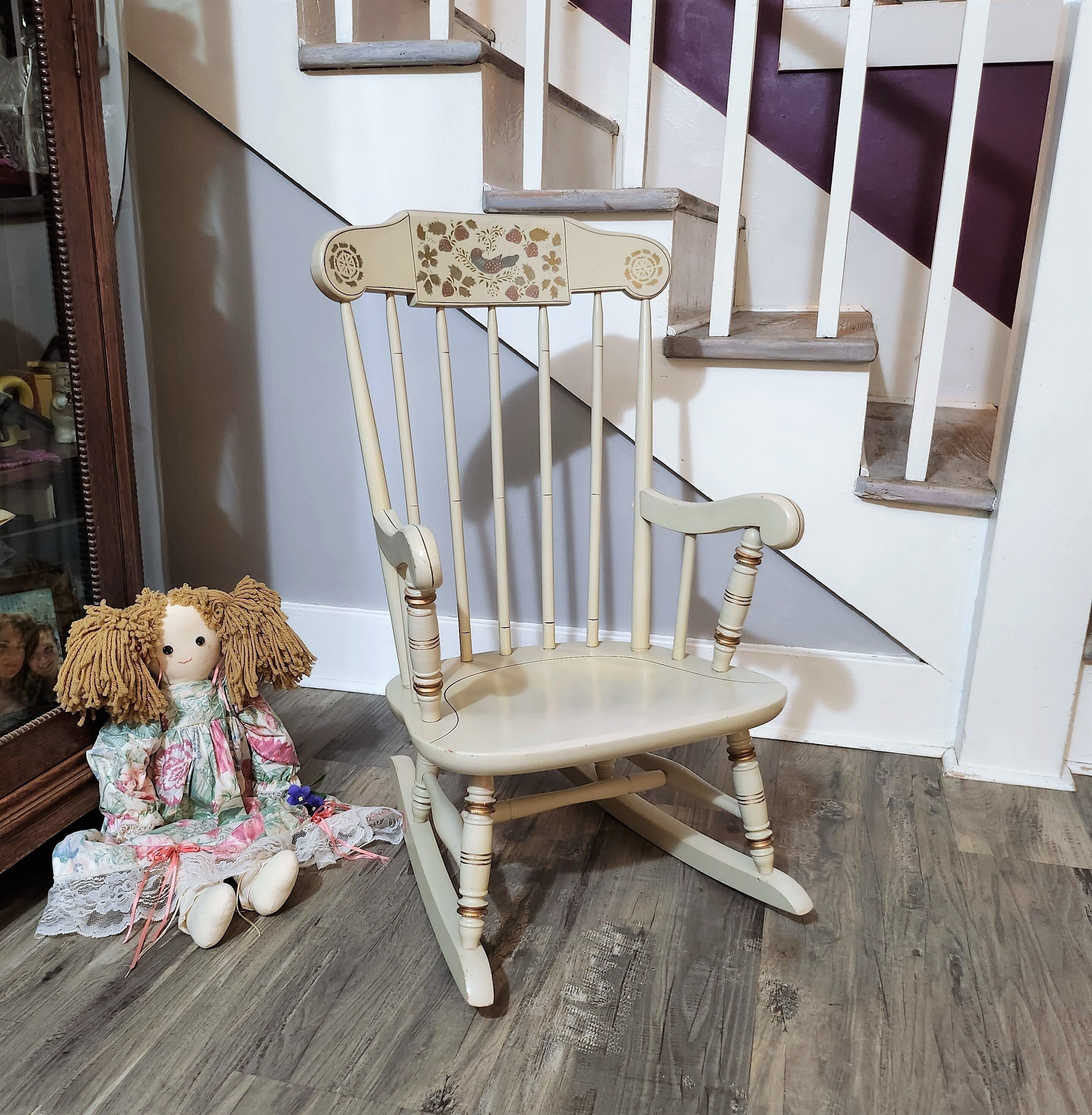 Vintage kids rocking chair cheap