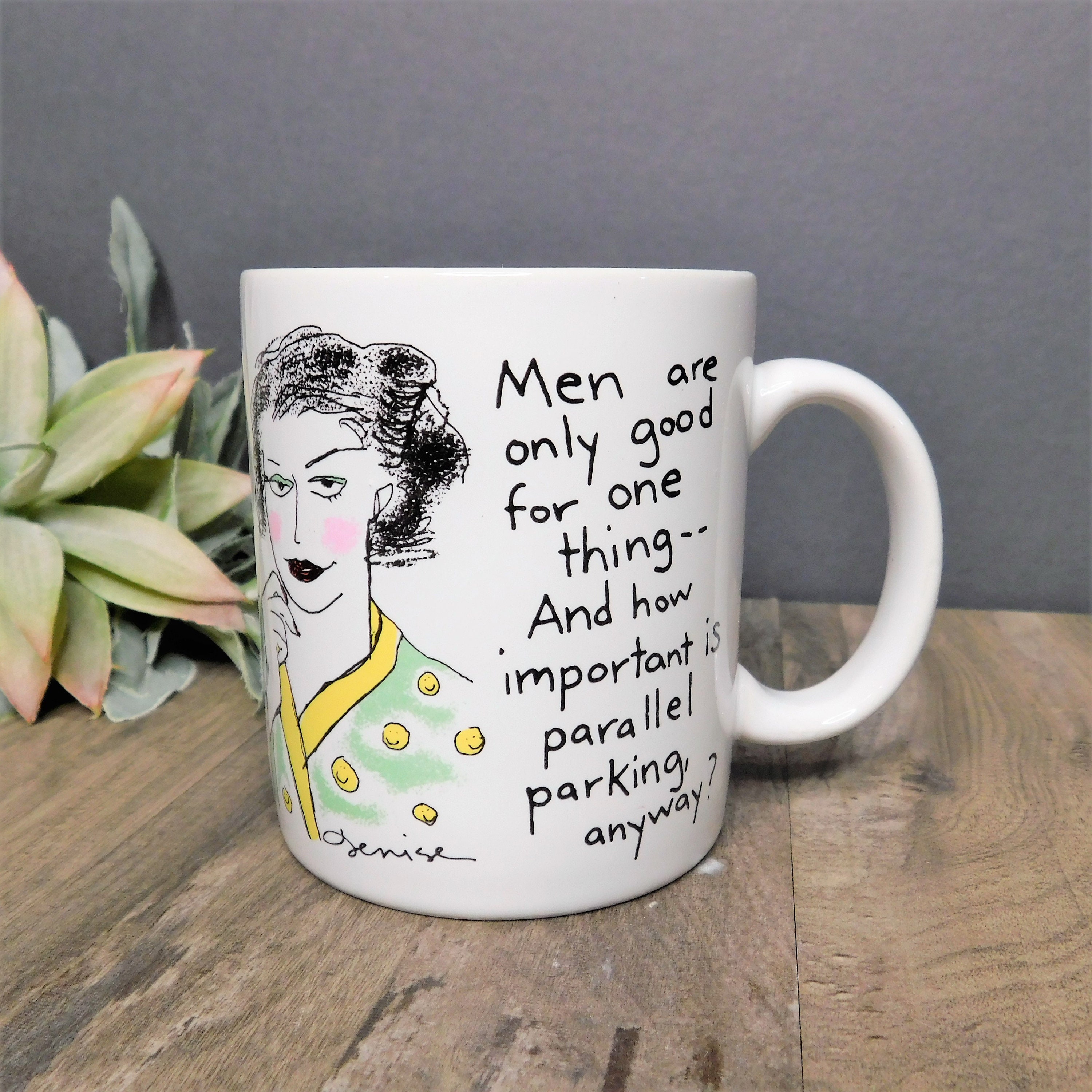 1988 Hallmark Shoebox Denise Mug/humorous Feminist Mug for Woman/break-up  Divorce Gift - Etsy
