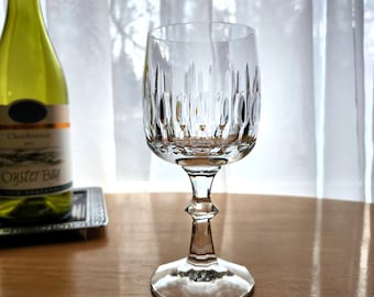 ONE 80s Vintage Schott Zwiesel Flamenco Crystal Wine Glass-8 oz