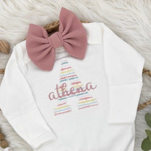 Baby Girl Coming Home Outfit | Personalized Baby Girl Romper | Newborn Girl Coming Home Outfit | Baby Girl Footie | Custom Newborn Outfit