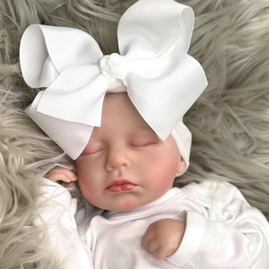 BIG BOW Headband for Baby | Baby Girl Bow | Baby Girl Headbands | Baby Turban | Baby Head Wraps | Toddler Large Hair Bow | Newborn Headbands