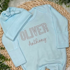 Newborn Boy Outfit | Boy Clothes | Baby Boy Coming Home Outfit | Baby Boy Gift | Personalized Baby Boy Outfit |  Custom Baby Boy Outfit