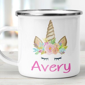 Personalized Coffee Mug Unicorns, Unicorn Mugs With Name, Birthday Gift for kids, Unicorn Cup, Personalized Coffee Mug, Toddler Coffee Cup