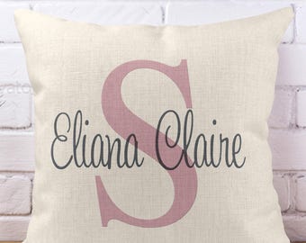Personalized Baby Pillow-Birth Announcement-New Baby Gifts-Nursery Decor-Newborn Gift -Pillow for Girl-Personalized Nursery Pillow-Baby Girl