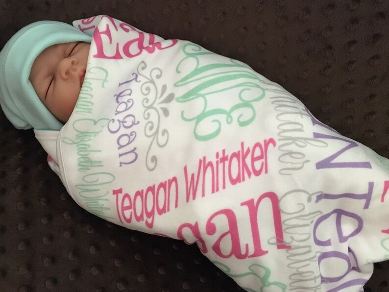 custom swaddle name