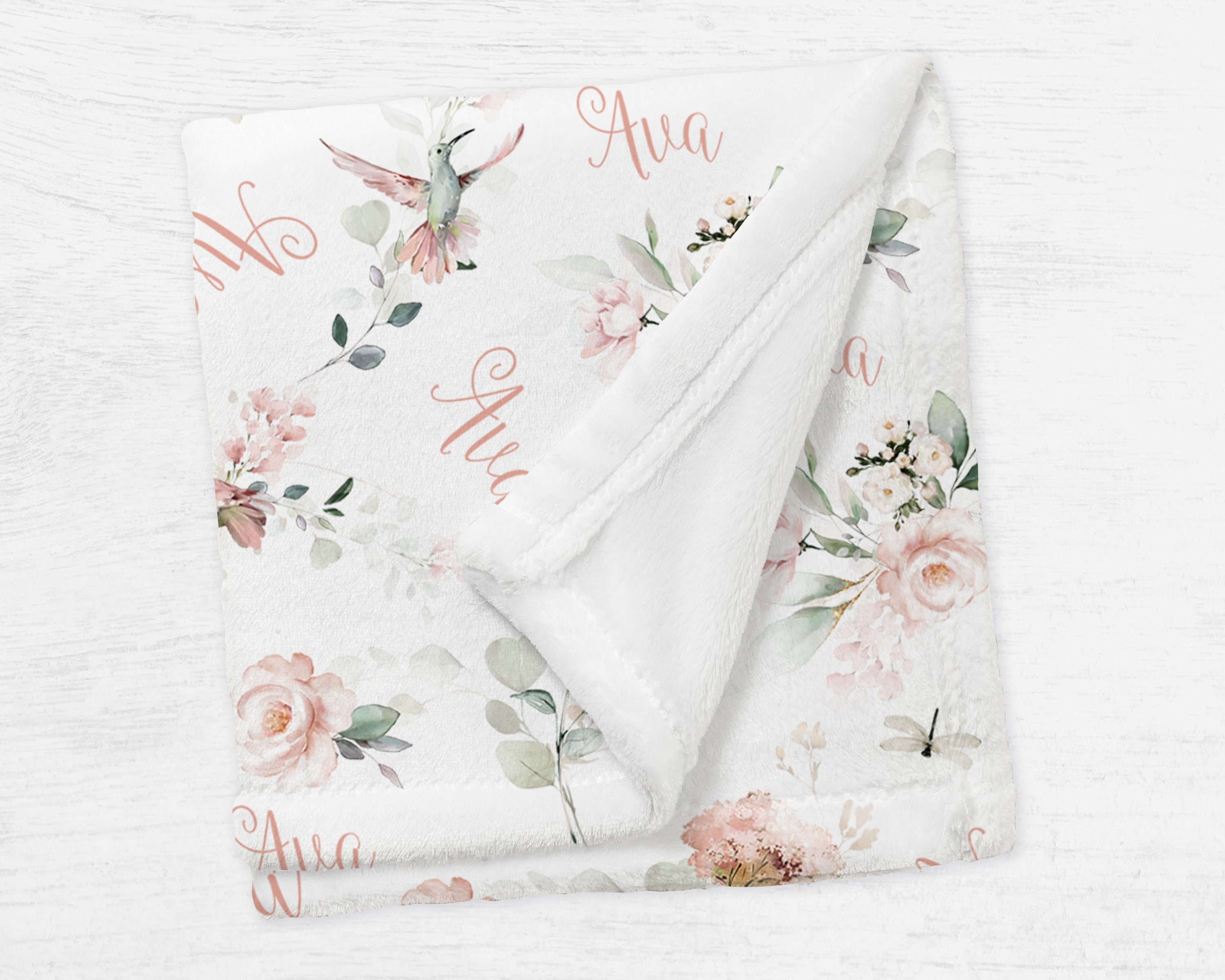 Hummingbird baby blanket new arrivals