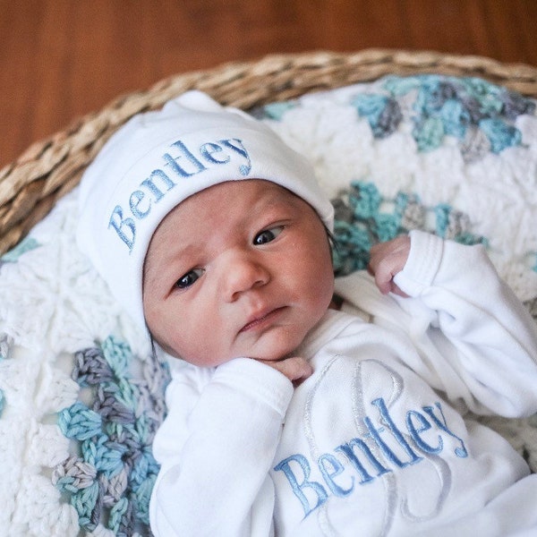 Personalized Newborn boy coming home Outfit baby boy take home outfit, hospital outfit for Newborn Boy Outfit, take me home outfit for boys