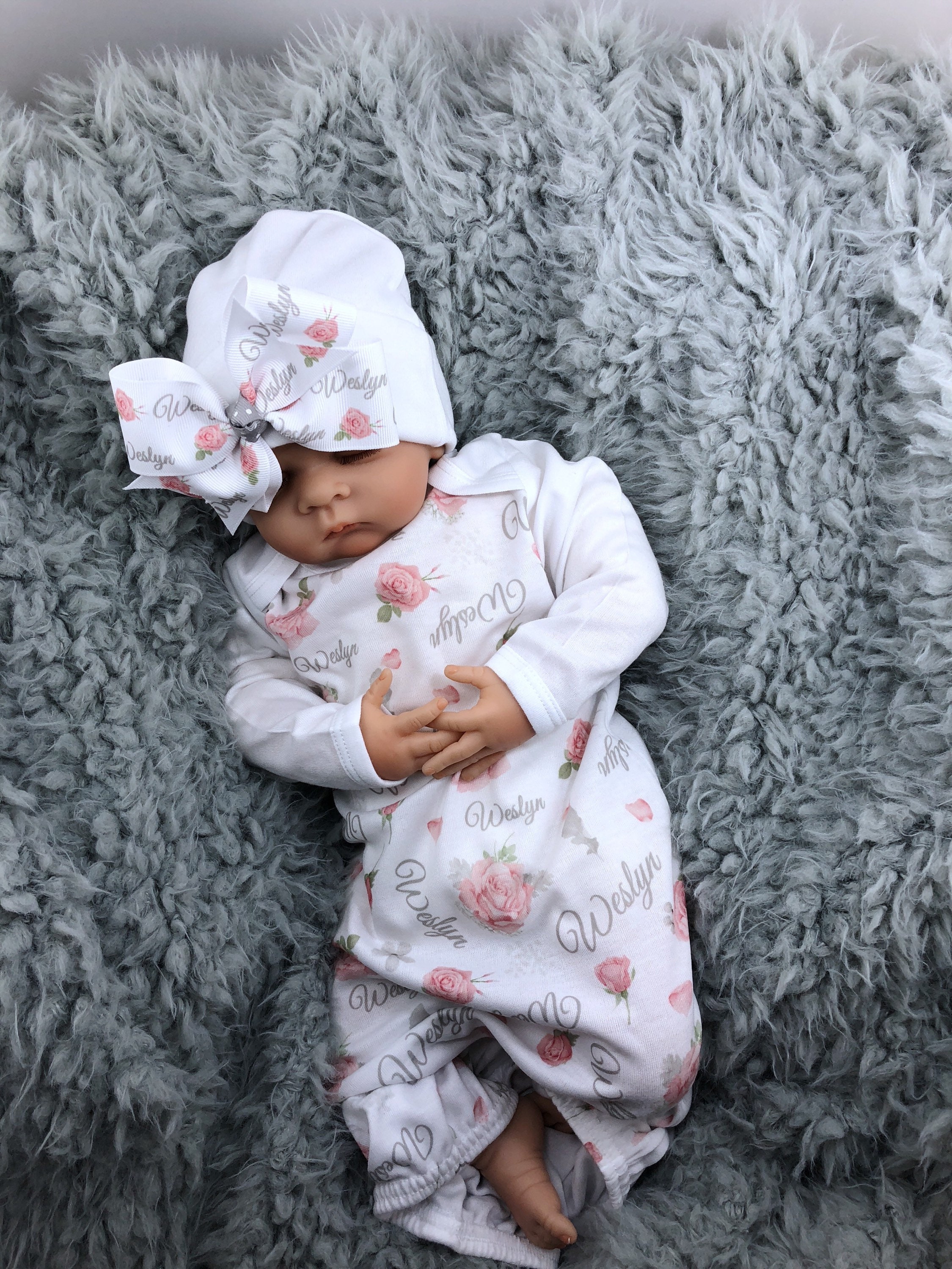 Personalized Baby Blanket Floral Baby Blanket Custom Baby Etsy Australia