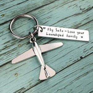 Fly Safe Keychain, Pilot Keychain, Pilot Gifts, Gift For Flight Attendant, Travel Gift, Personalised Pilot Graduation Gift, Traveller Gift image 7