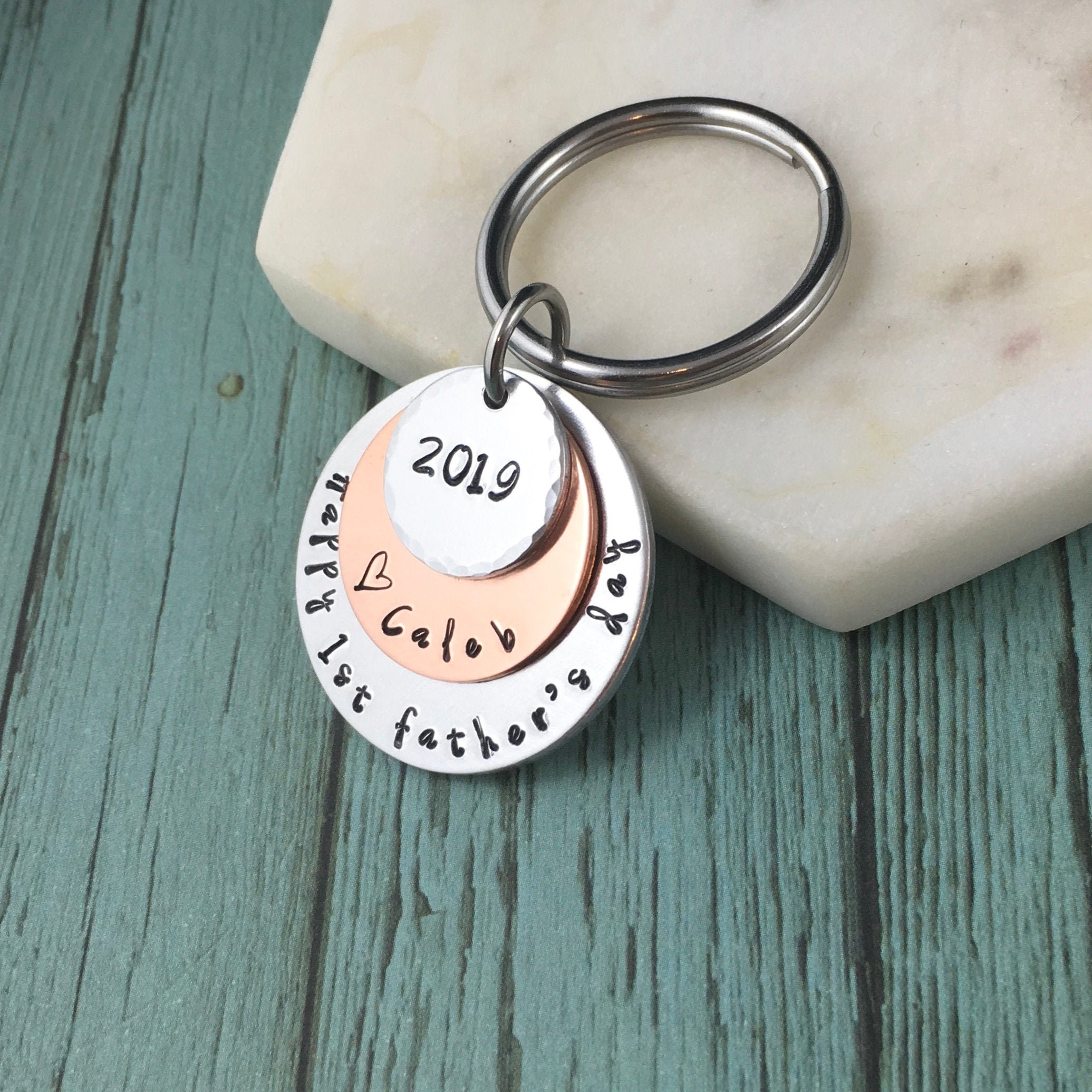 fathers day keychain