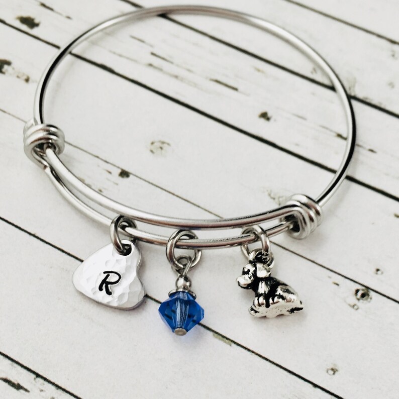 Childrens Charm Bracelet Personalised Steel Expandable Etsy
