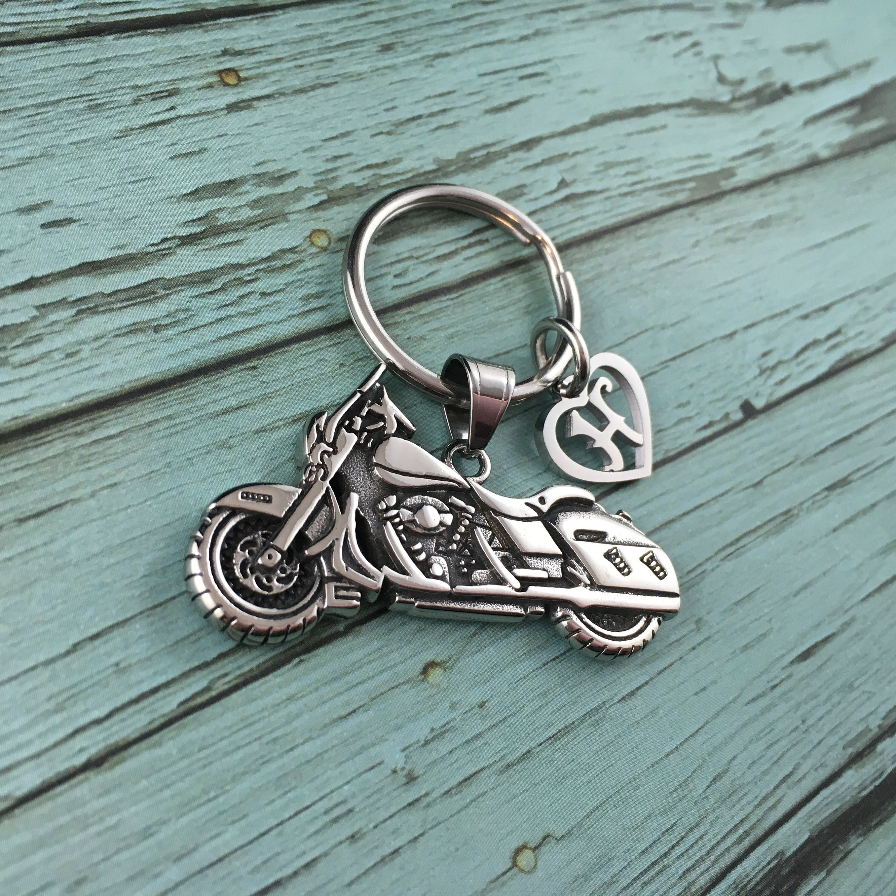 Stainless Steel Motorbike Keychain Biker Gifts Motorcycle Keychain Harley Davidson Motorbike Keyring Cruiser Bike Tourer Bike Charm Etsy Canada