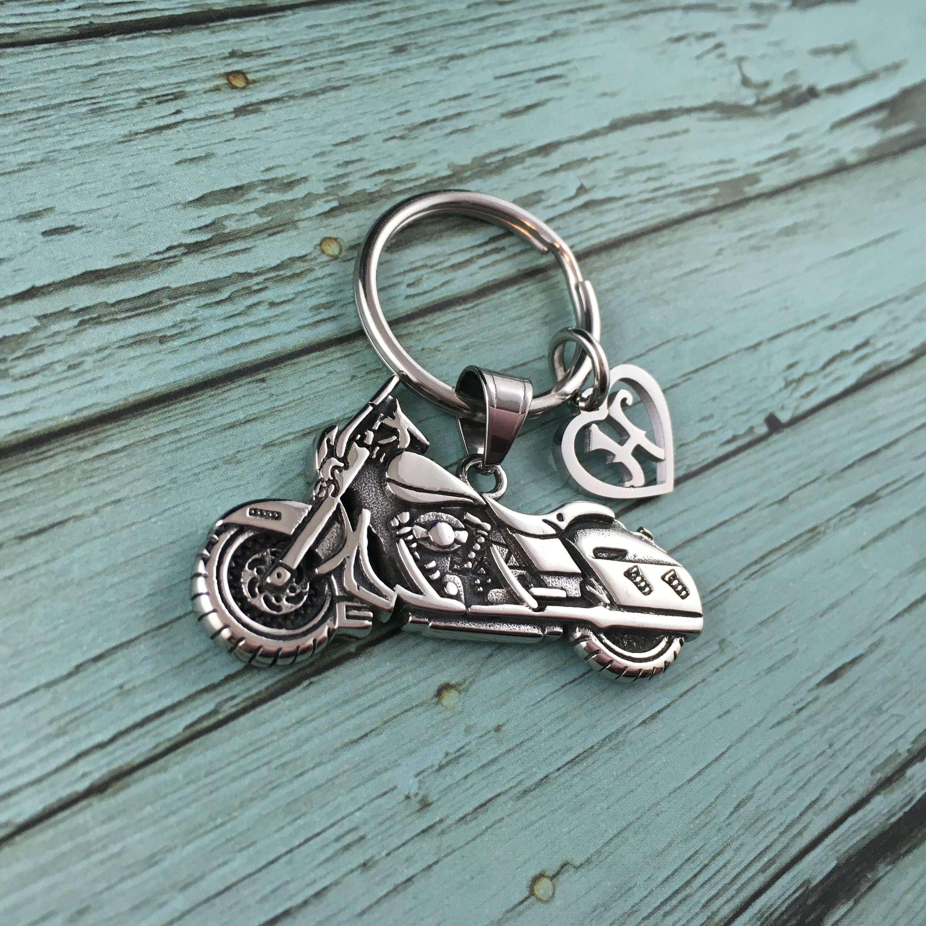 Honda GB 500 Clubman Motorcycle Keyring – German Made Metal Key Holder Art. 0553