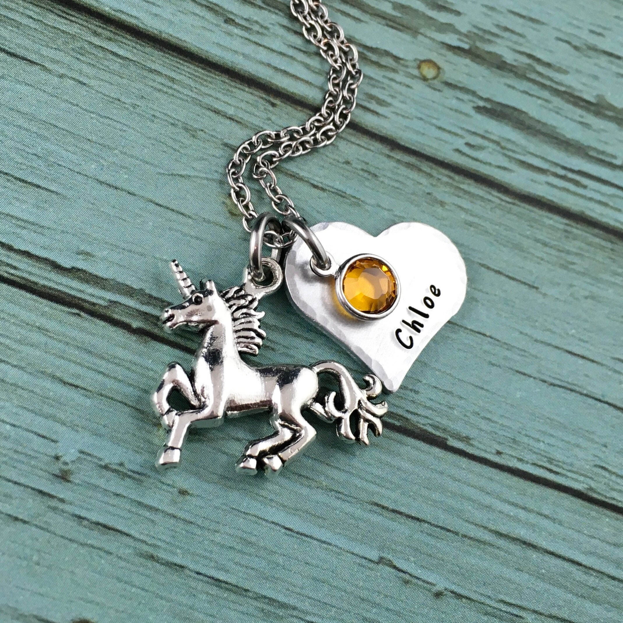 Unicorn Necklace Unicorn Pendant Purple Unicorn Pendant Unicorn Jewelry 