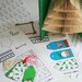 Christmas Tree Book Folding Pattern 2 looks: Free printable | Etsy