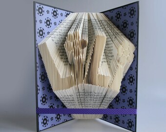 Lili Book Folding Pattern: Includes free printable downloads (pdf) to personalise your gift and  full step by step tutorial.