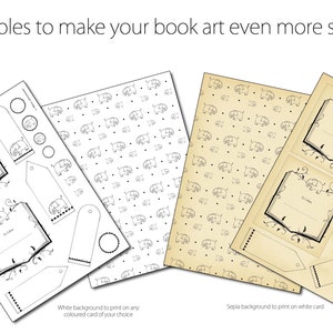 Book Folding Pattern Elephant: Includes free printable downloads to personalise your gift and full step by step tutorial. image 5