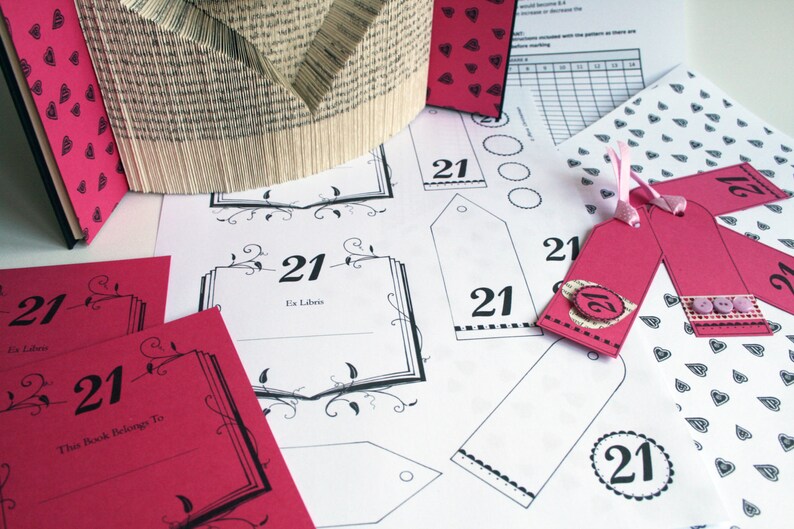 book folding pattern cuts 21 in heart free printable etsy