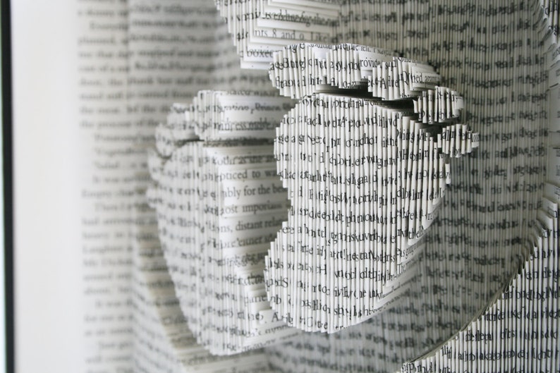 Book Folding Pattern Heart and Baby Feet Book Folding Etsy