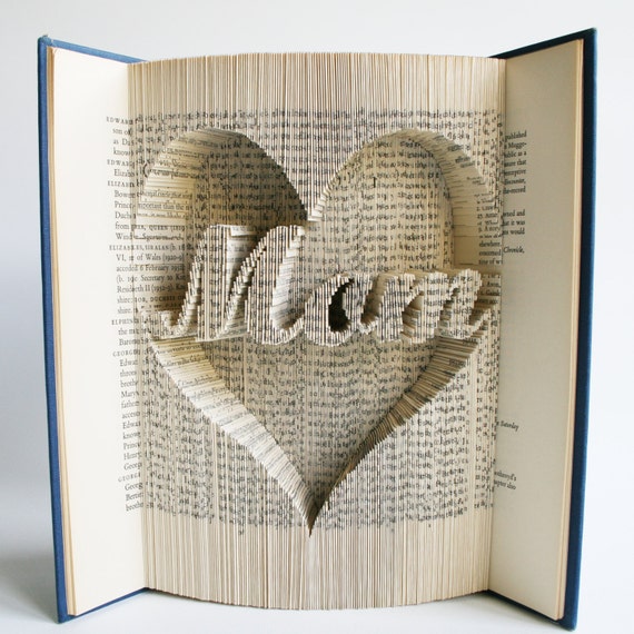 Book Folding Pattern Mothers Day Mom In Heart Cut And Fold Free Printable Downloads Pdf To Personalise Plus Full Step By Step Tutorial - 