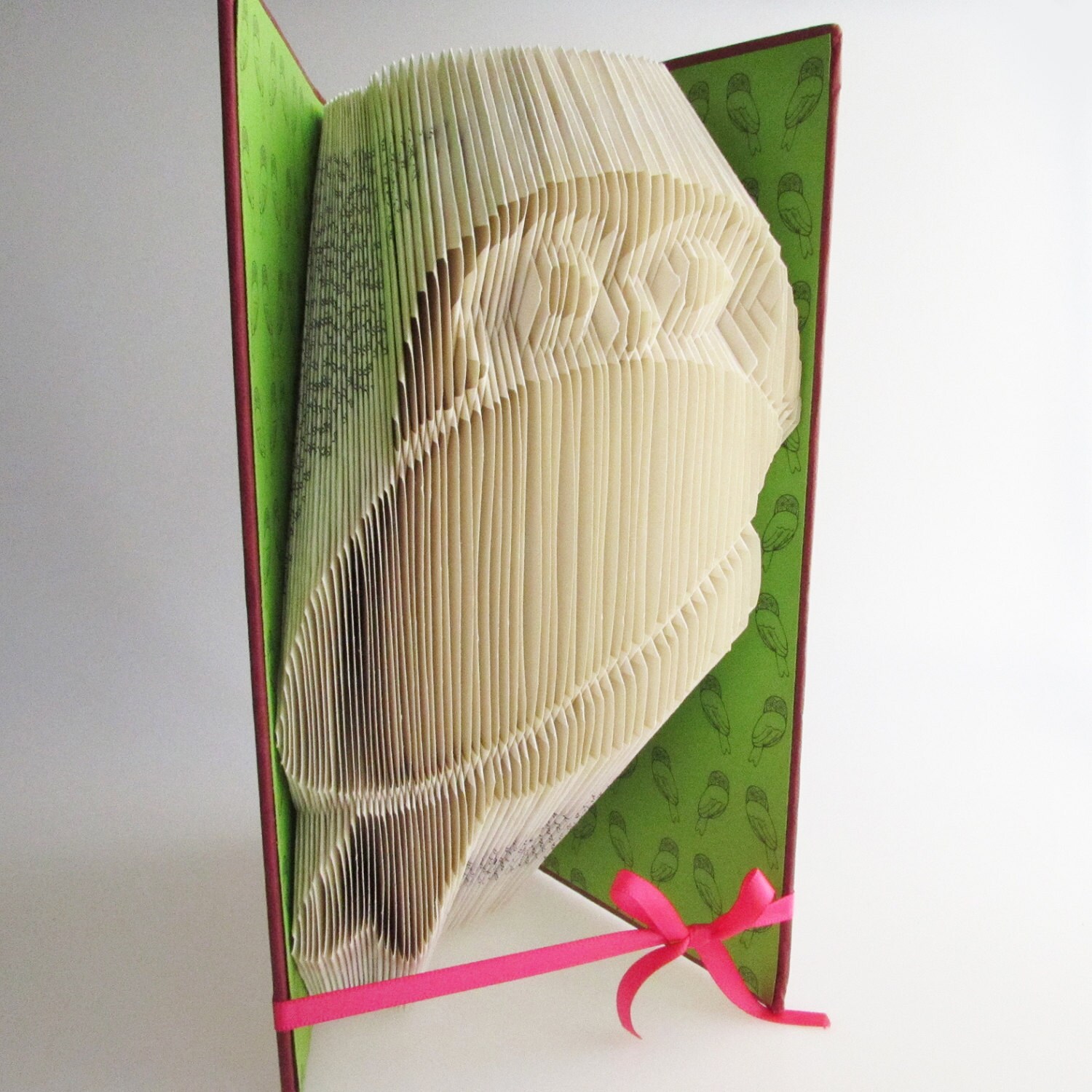 Classic Owl Book Folding Pattern Includes free printable Etsy