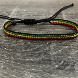 Rasta woven bracelet